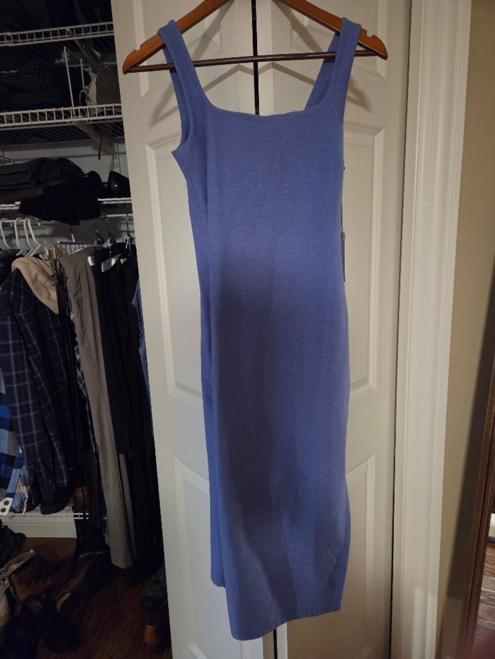 Beyond Yoga Icon Midi Dress — Size S — Indigo — NWT (fits like XS)